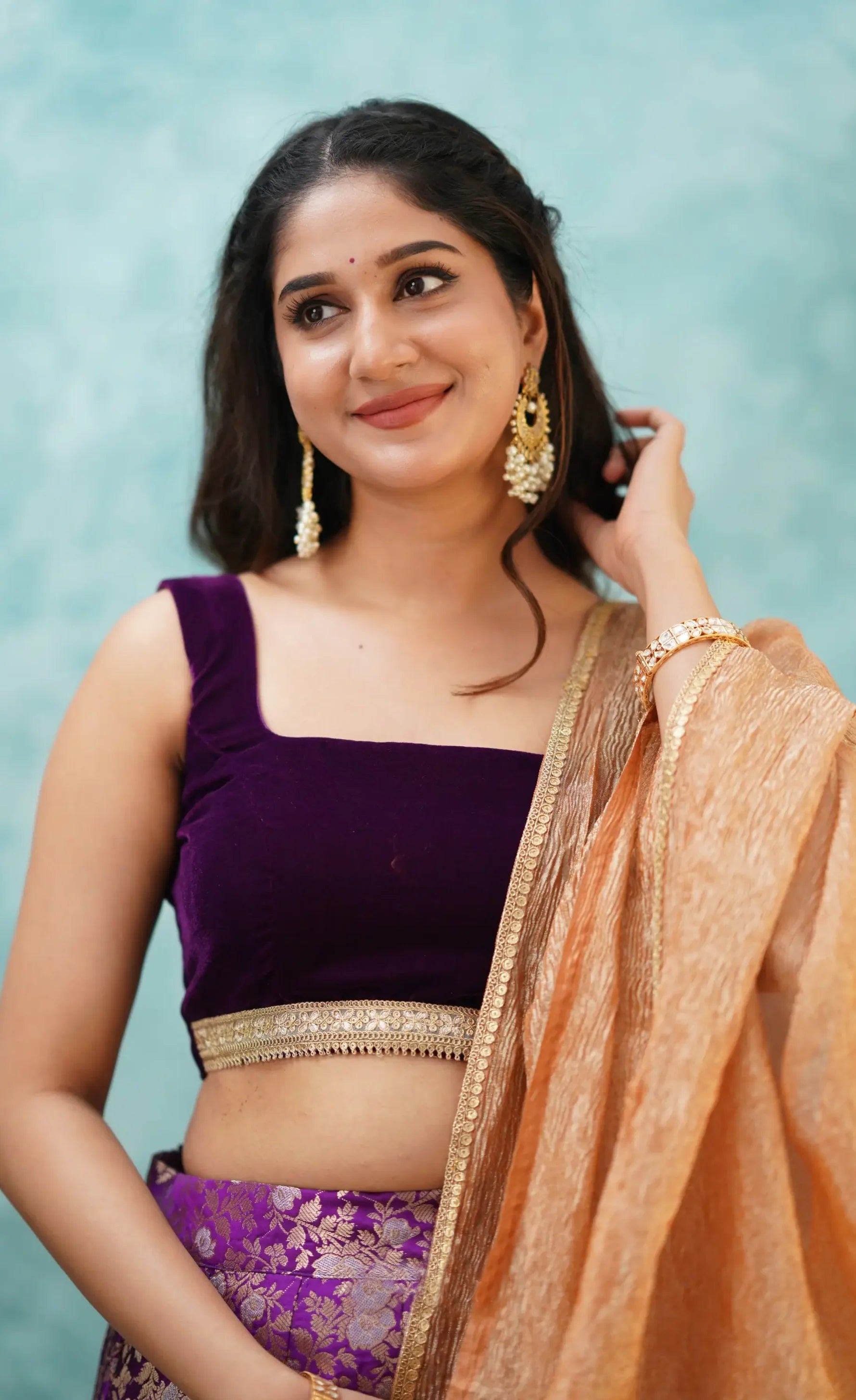 luxury silk outfit
