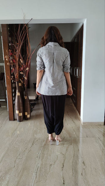 contemporary dhoti outfit for festivals
