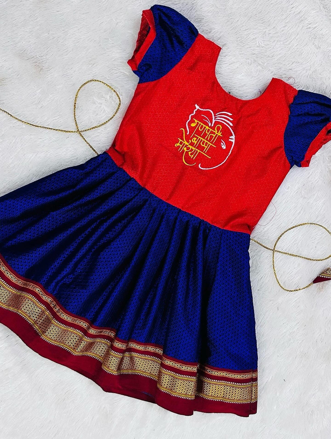 Lakda Devbappa Khun Baby Girl Frock