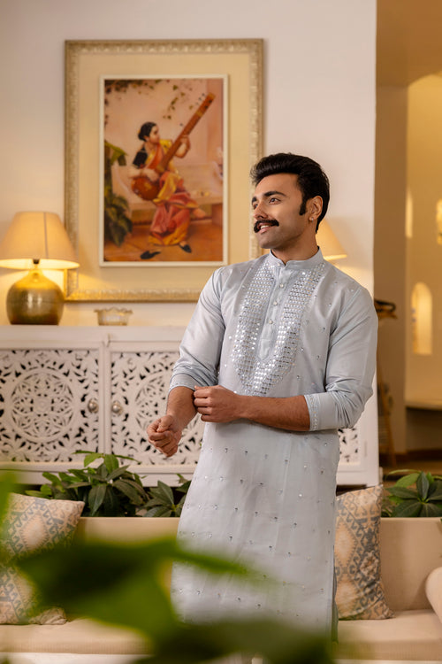 Cotton blend kurta