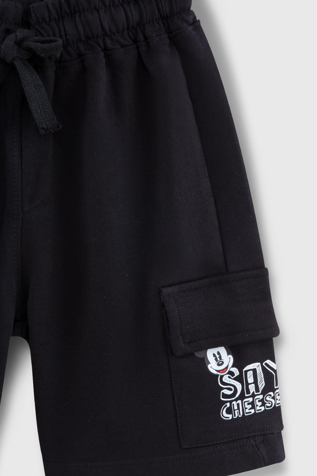 boys outfit with elastic waistband