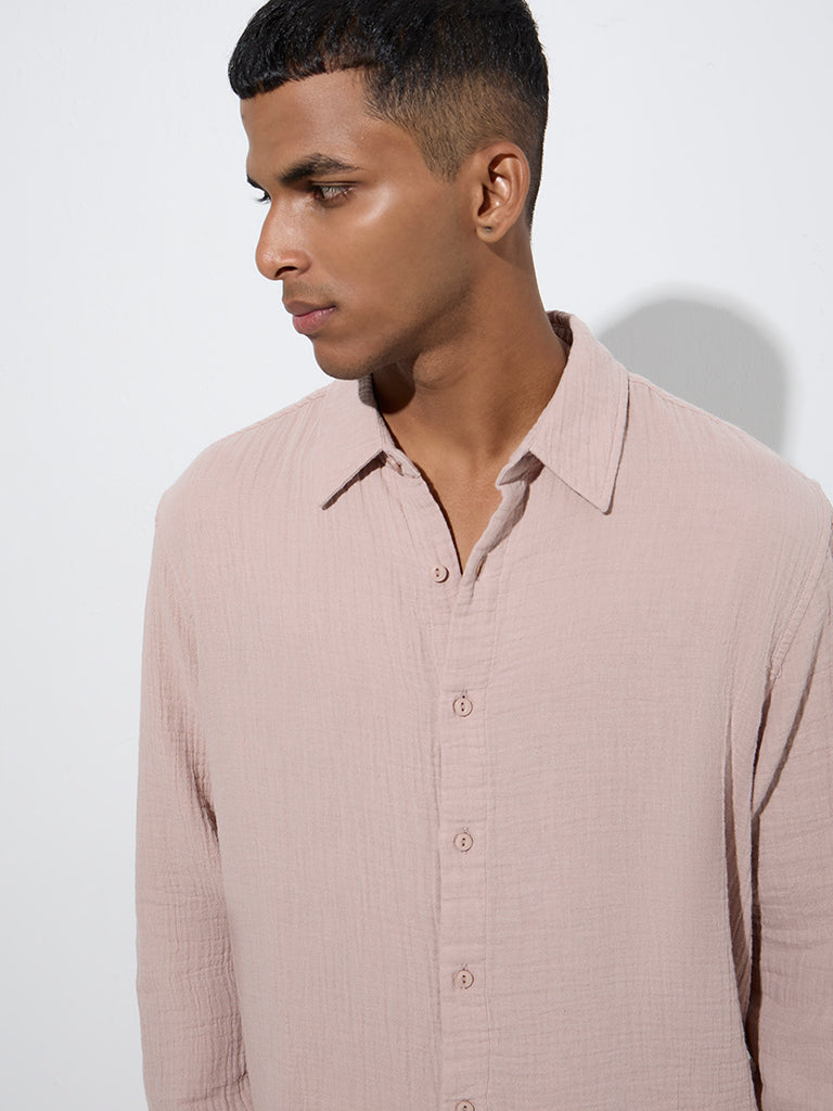 Textured shirt for men