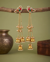 Saba Premium Kashmiri Brass Lookalike Earrings – By Reet Lifestyle