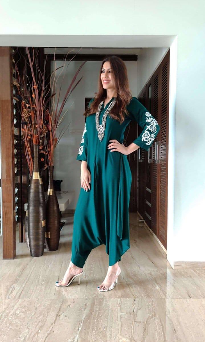 Royal Blue Embroidery Jumpsuit