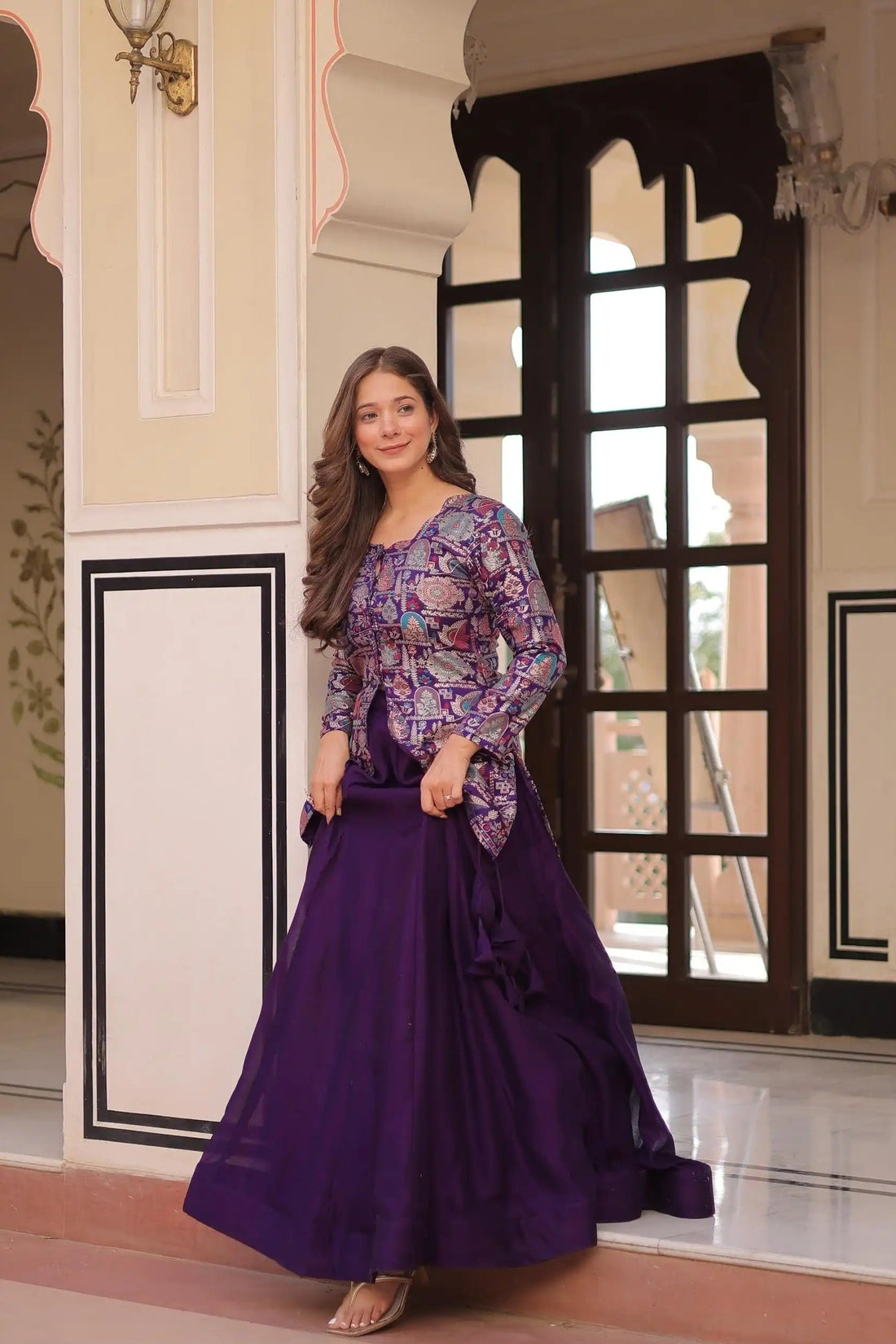 Pure Shimmer Embroidered Fancy Lehenga Choli