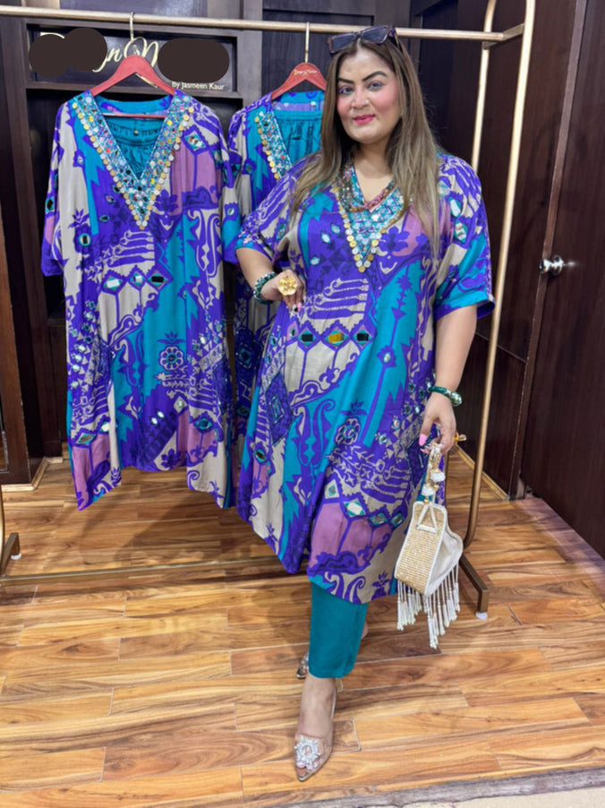 Feroji Muslin Cotton Coord Set for Women