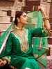 Chanderi Green Kurta with Pants Gota Embellished