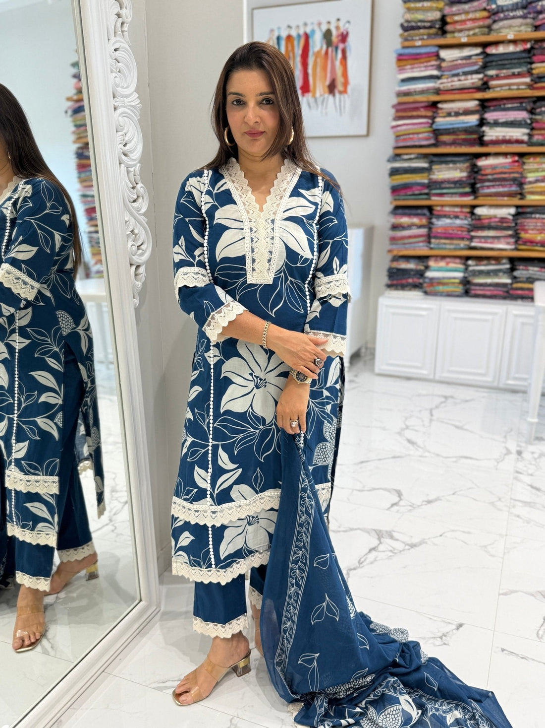 Casual cotton suit set