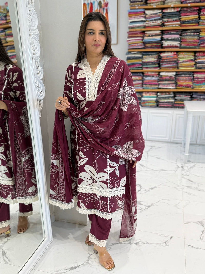 Summer cotton suit set