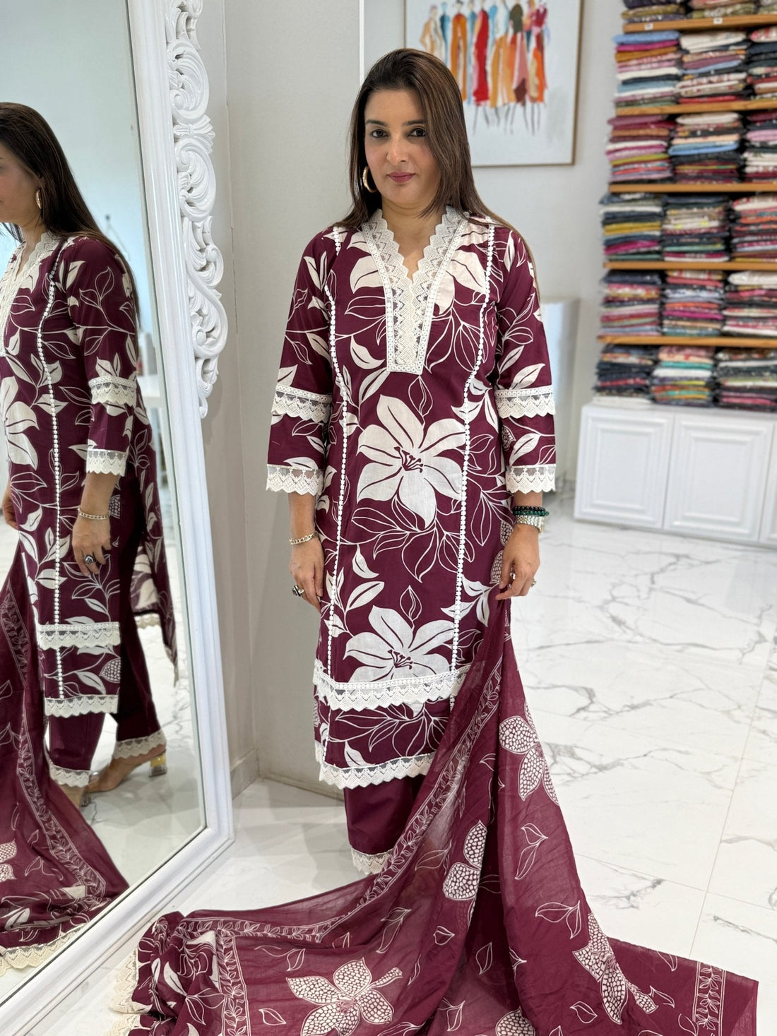 Ethnic cotton outfit