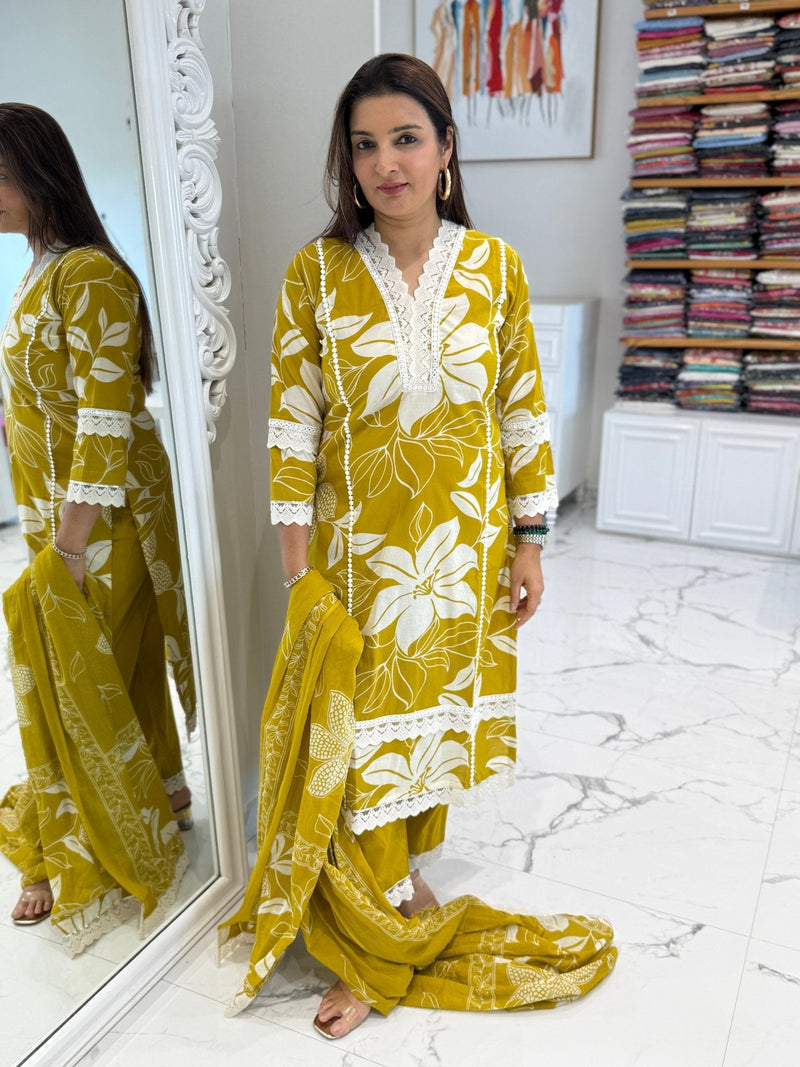 Summer cotton suit set