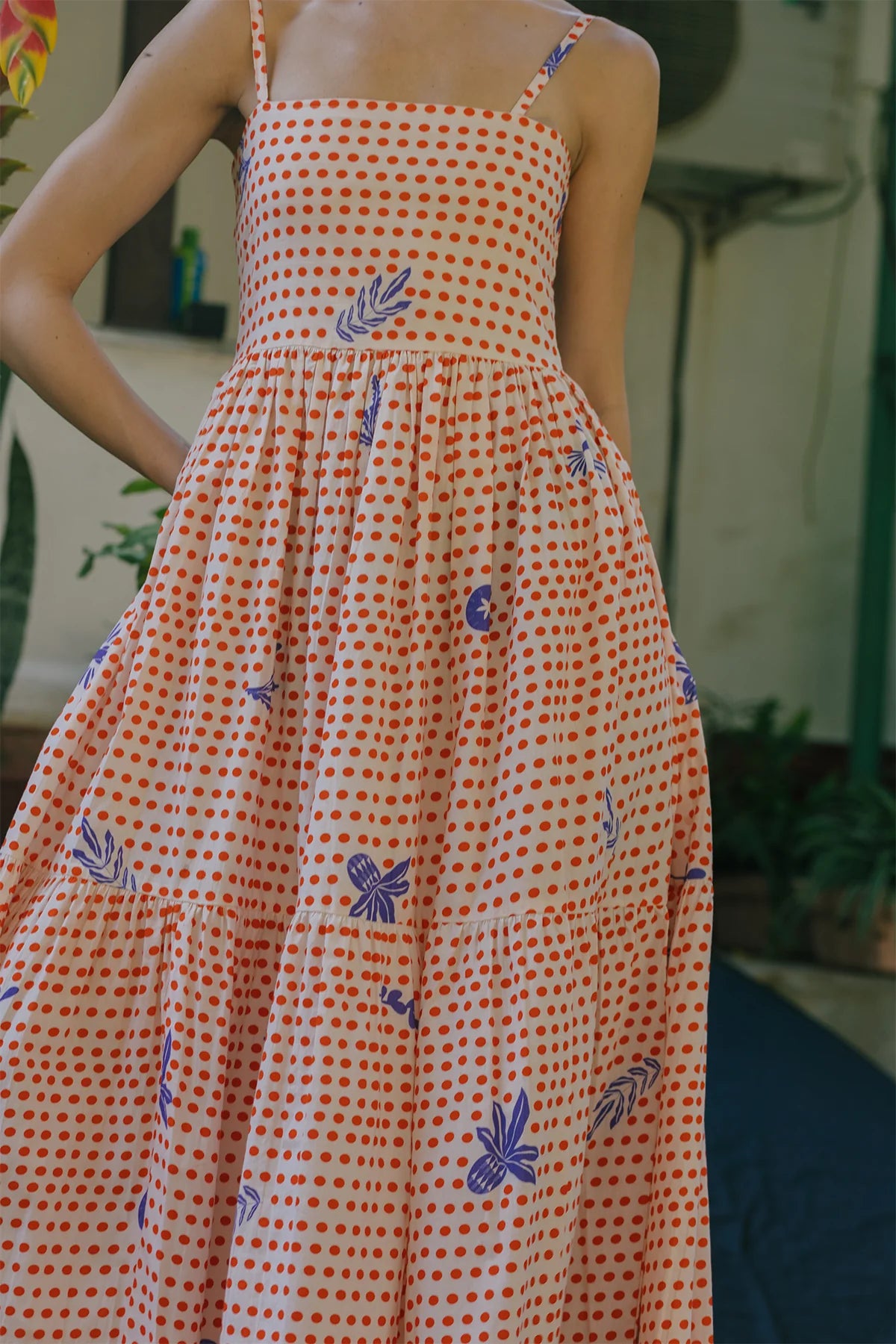 relaxed fit long dress