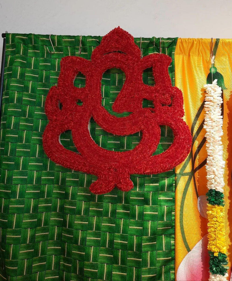 Ganpati decoration foam statue