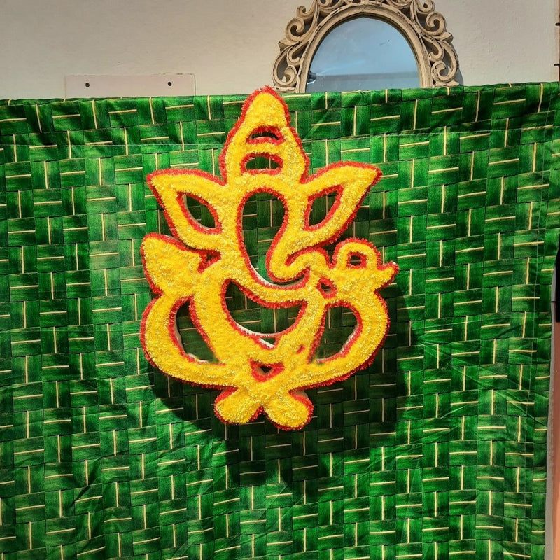 Backdrop Ganesha murti