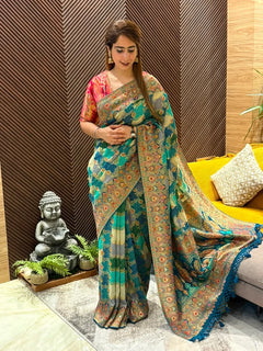 Ziyaara Luxe Georgette Saree