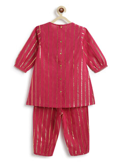 pink kurta salwar for kids