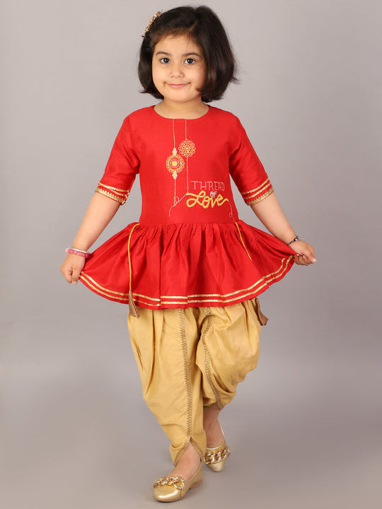 Girls festive wear set