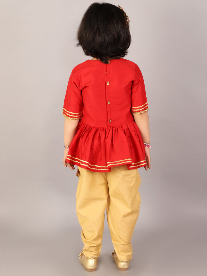 Kids cotton silk ethnic wear