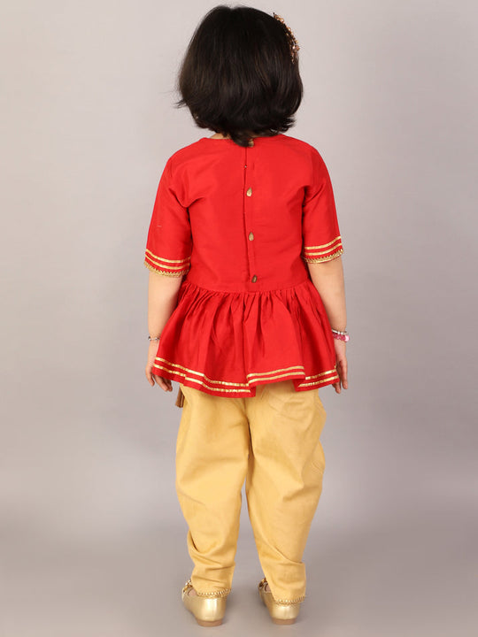 Kids cotton silk ethnic wear