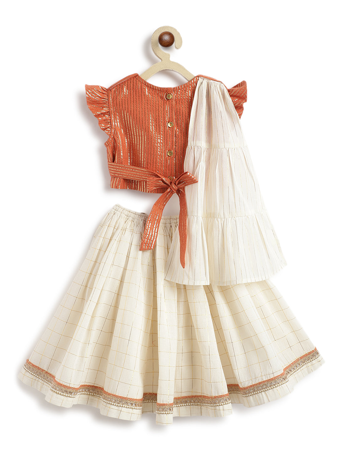 Cotton lehenga for kids