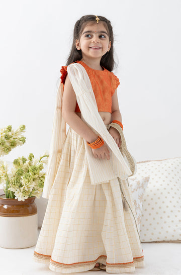 Girls Zareen Lehenga Set