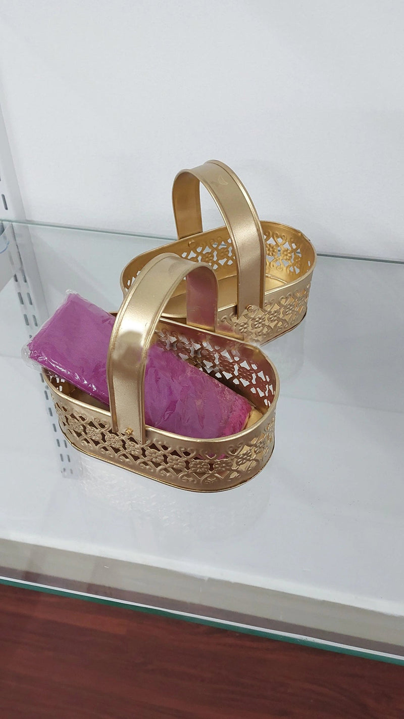 Gold Plated Tray – 5" Height Iron