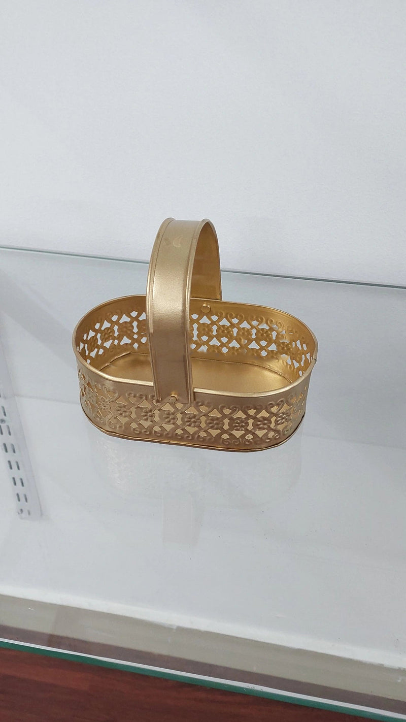 Gold Plated Tray – 5" Height Iron