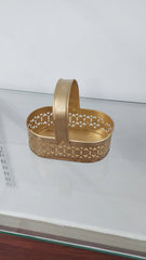 Gold Plated Tray – 5" Height Iron