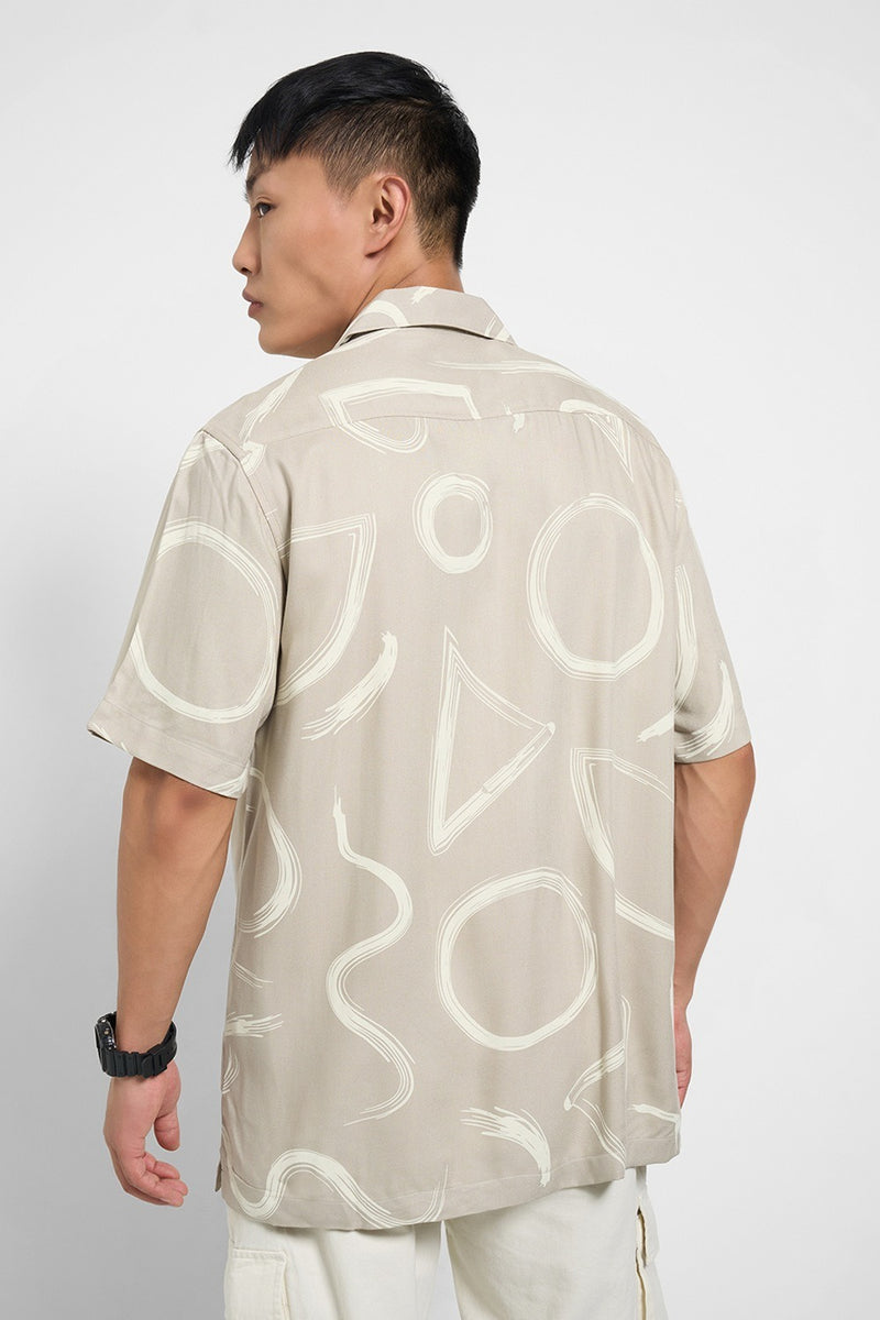 All-over print shirt for men