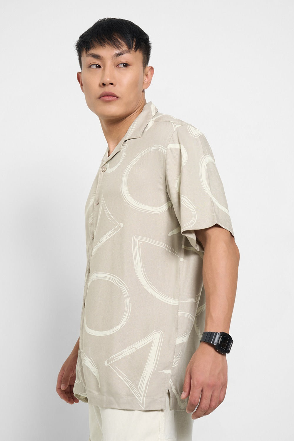 Printed beach shirt for men