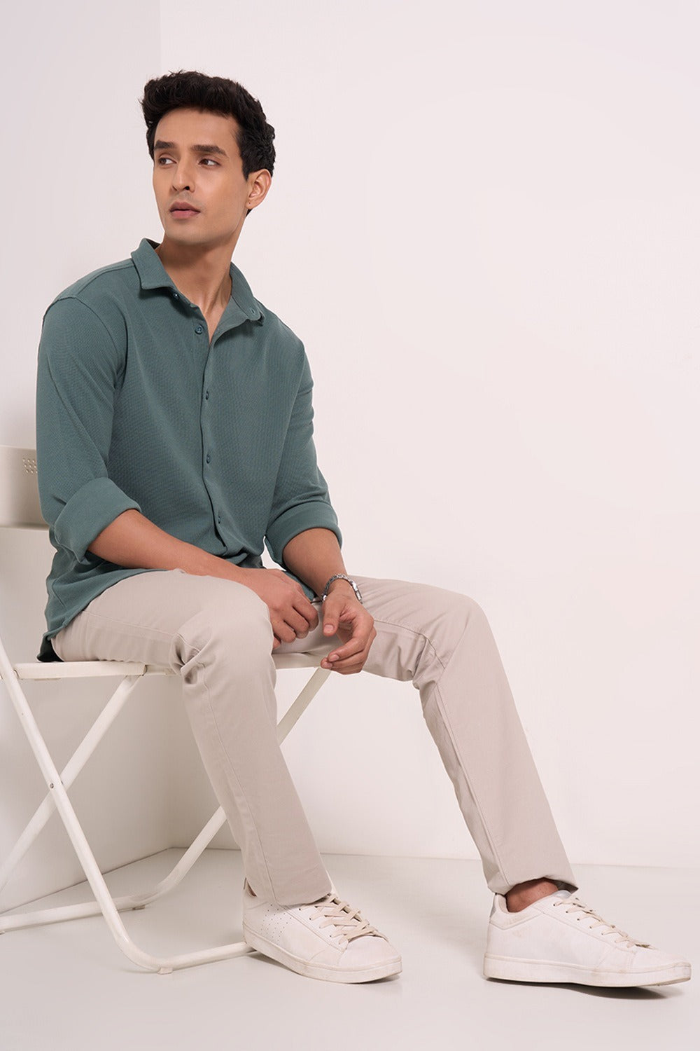 Men's cotton athleisure shirt