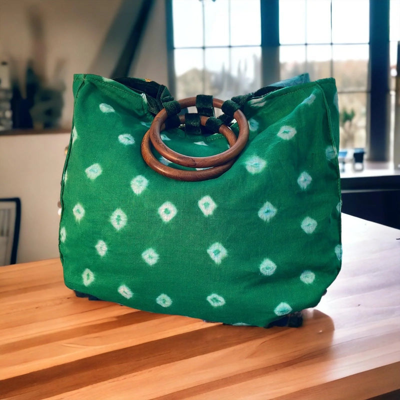 Bandhini Heritage Boho Handbag