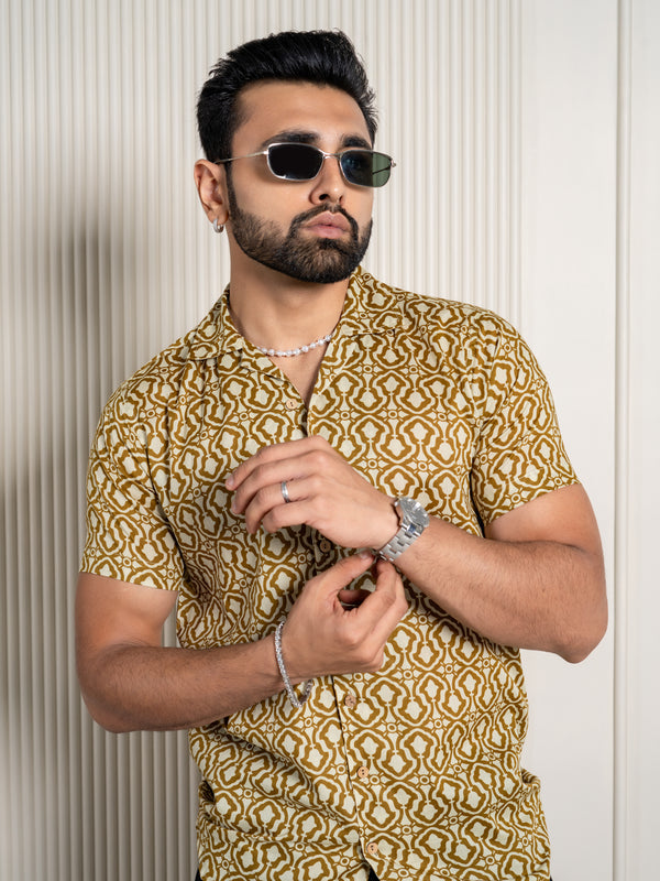 Half sleeve ethnic shirt