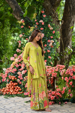 pearl work kurta set