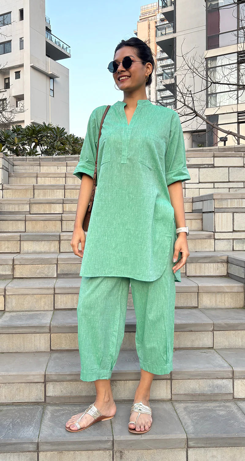 Relaxed Fit Off-White Set