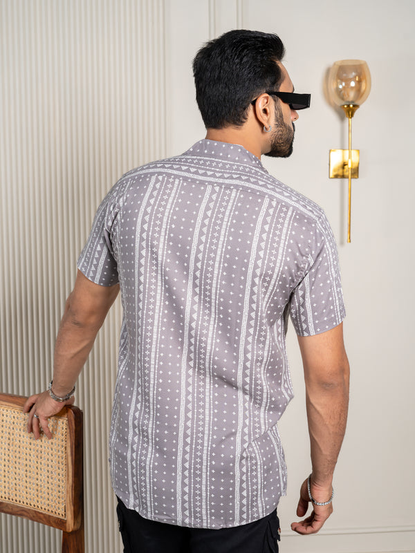 Indian print summer shirt