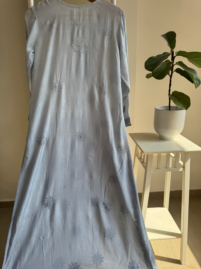 Grey ombre ethnic wear