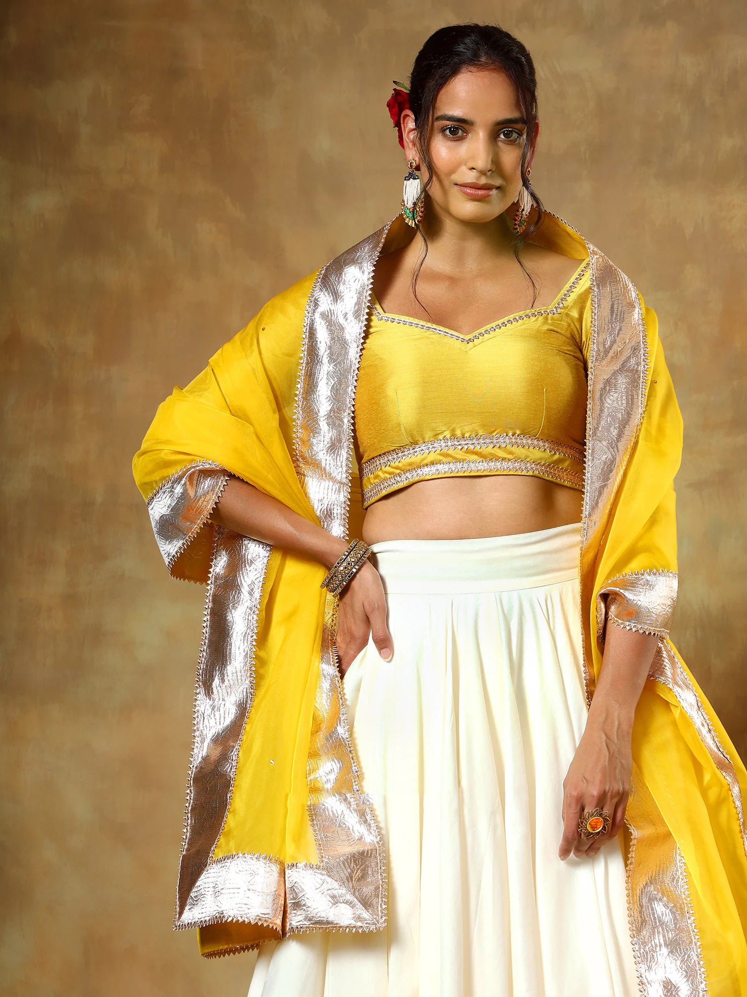 cotton silk lehenga set