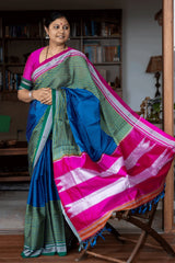 Silk cotton Ilkal saree