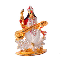 Handmade Car Dashboard Saraswati Idol