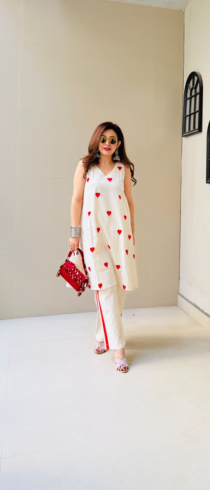 khadi cotton kurta set