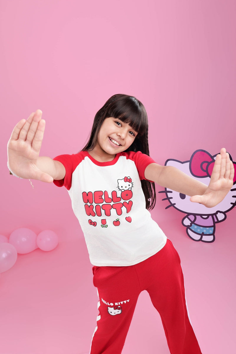 Hello Kitty Athletic Girls Pants Set