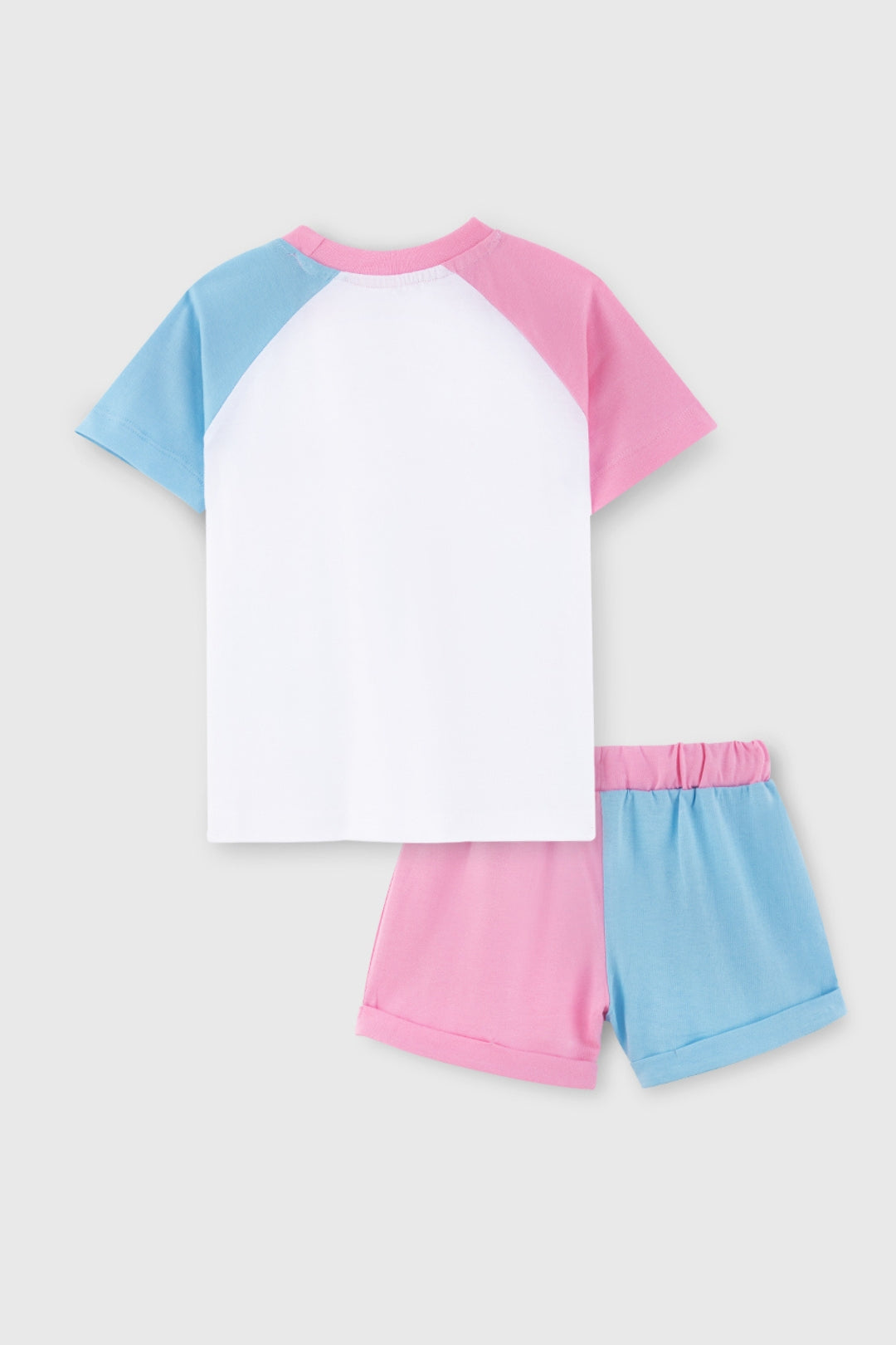 Girls colourblock shorts