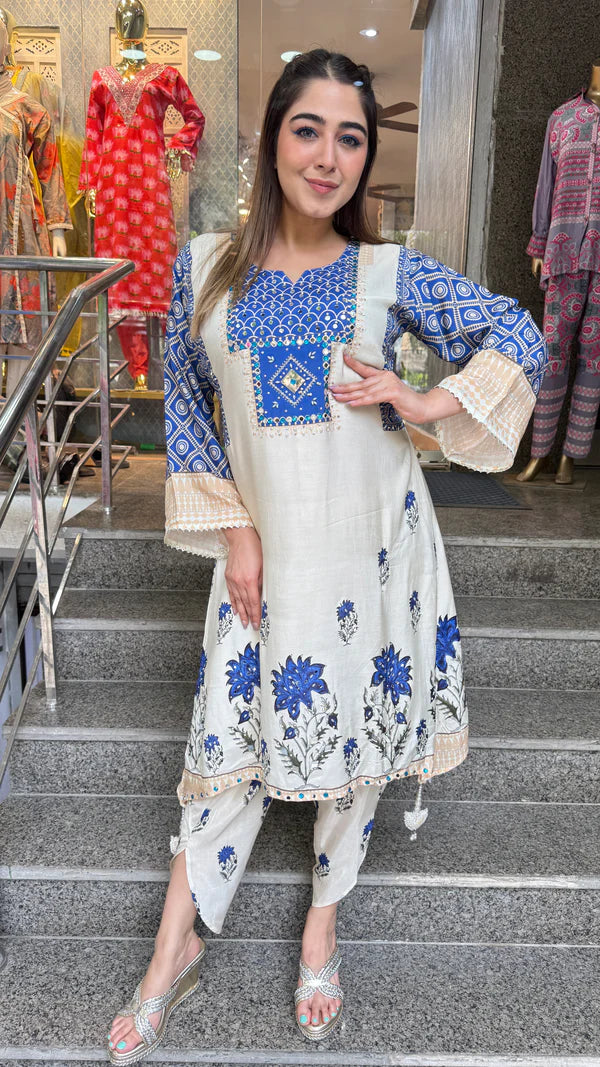 The Ikra Pure Muslin Women's Co-ord Set