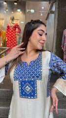 pure muslin top and bottom