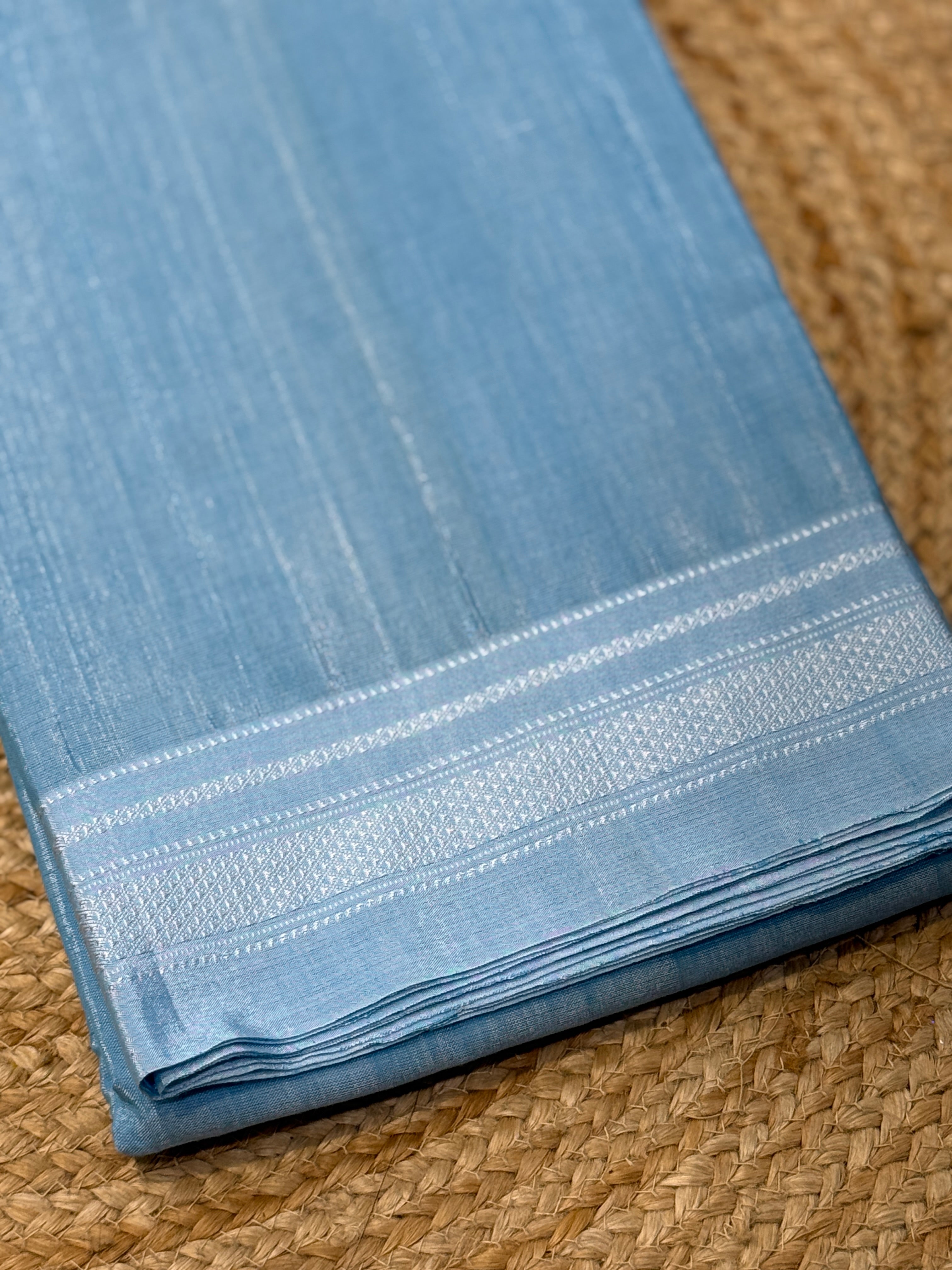 Viscous Ilkal Saree with Silk Pallu – Chikki Paras Border