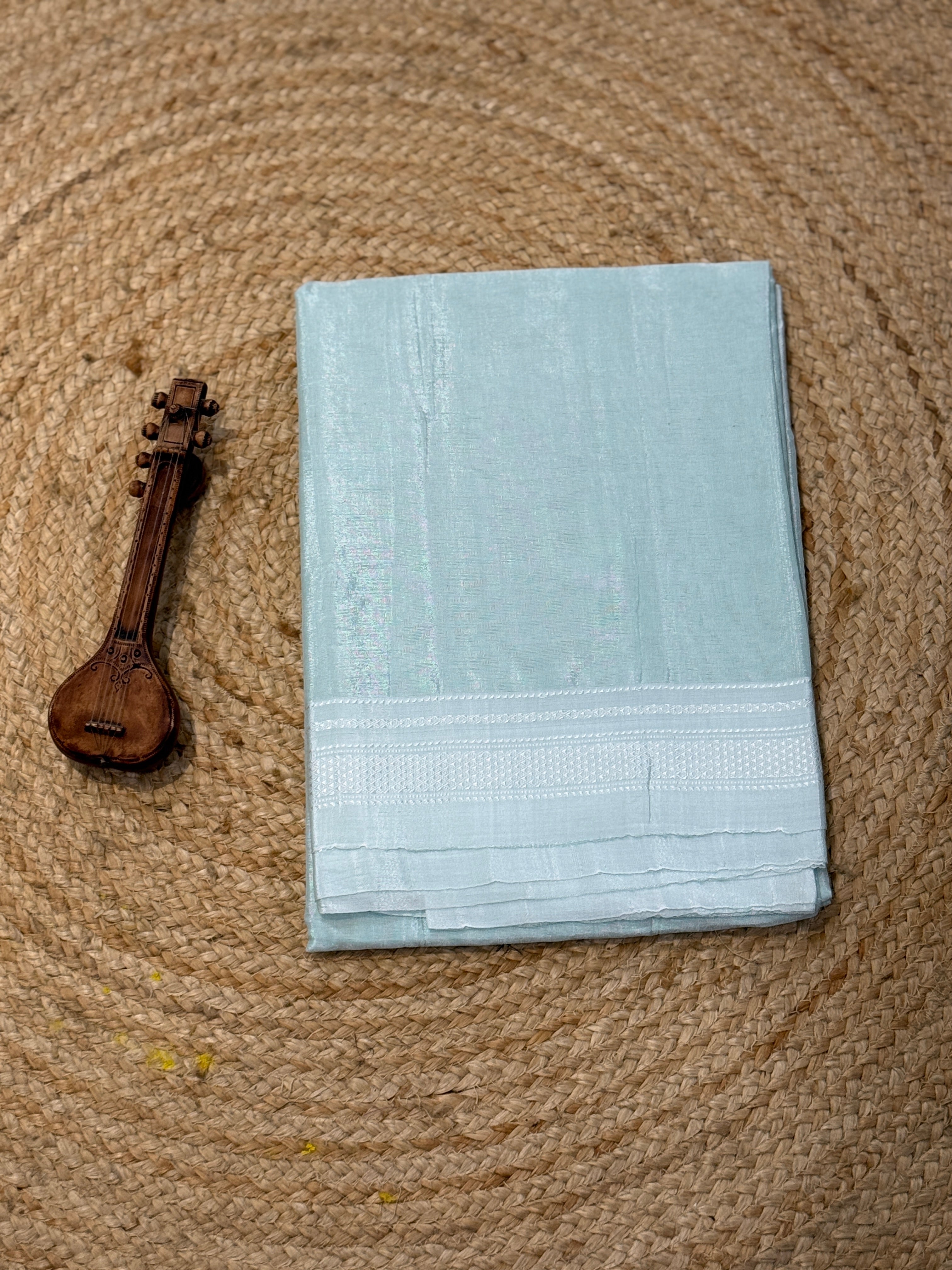 Viscous Ilkal Saree with Silk Pallu – Chikki Paras Border