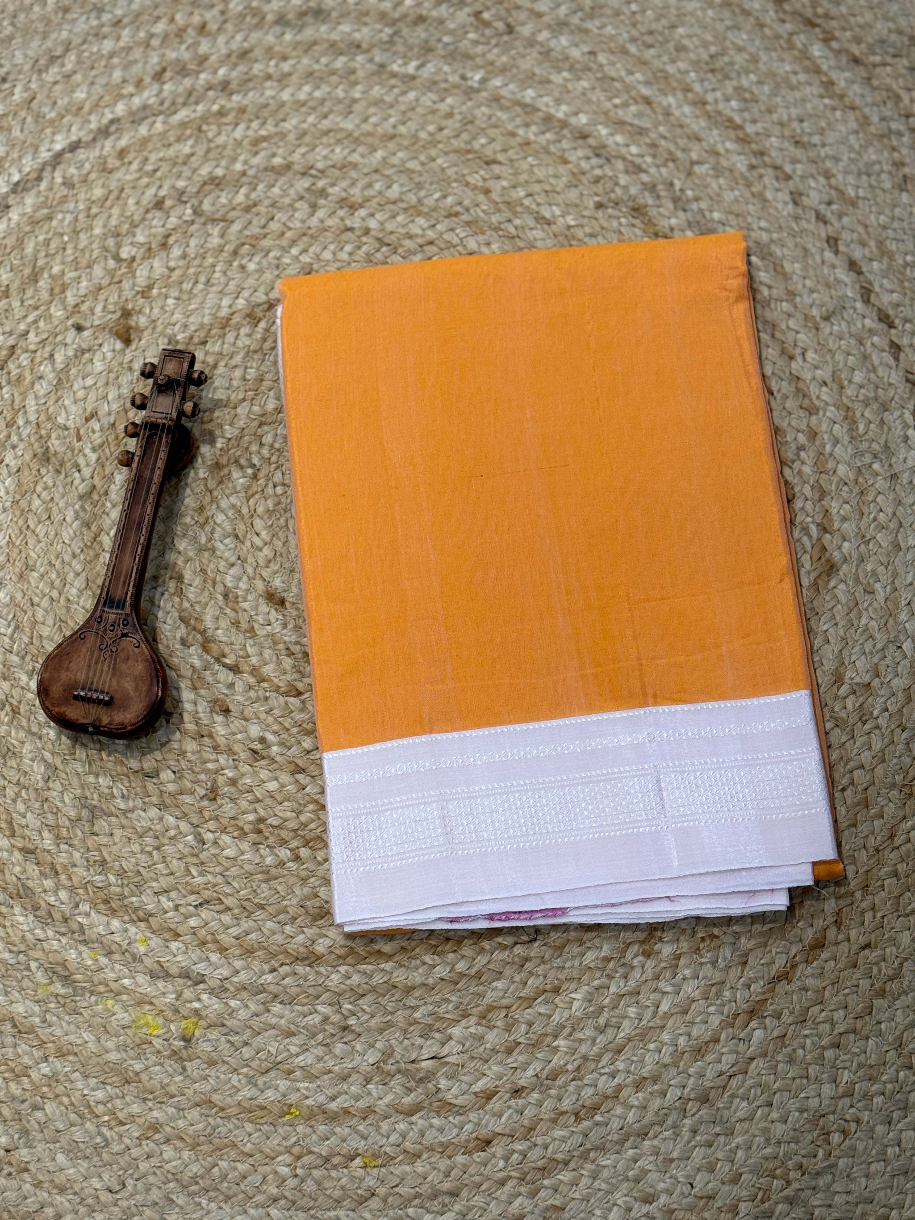 Viscous Ilkal Saree with Silk Pallu – Chikki Paras Border