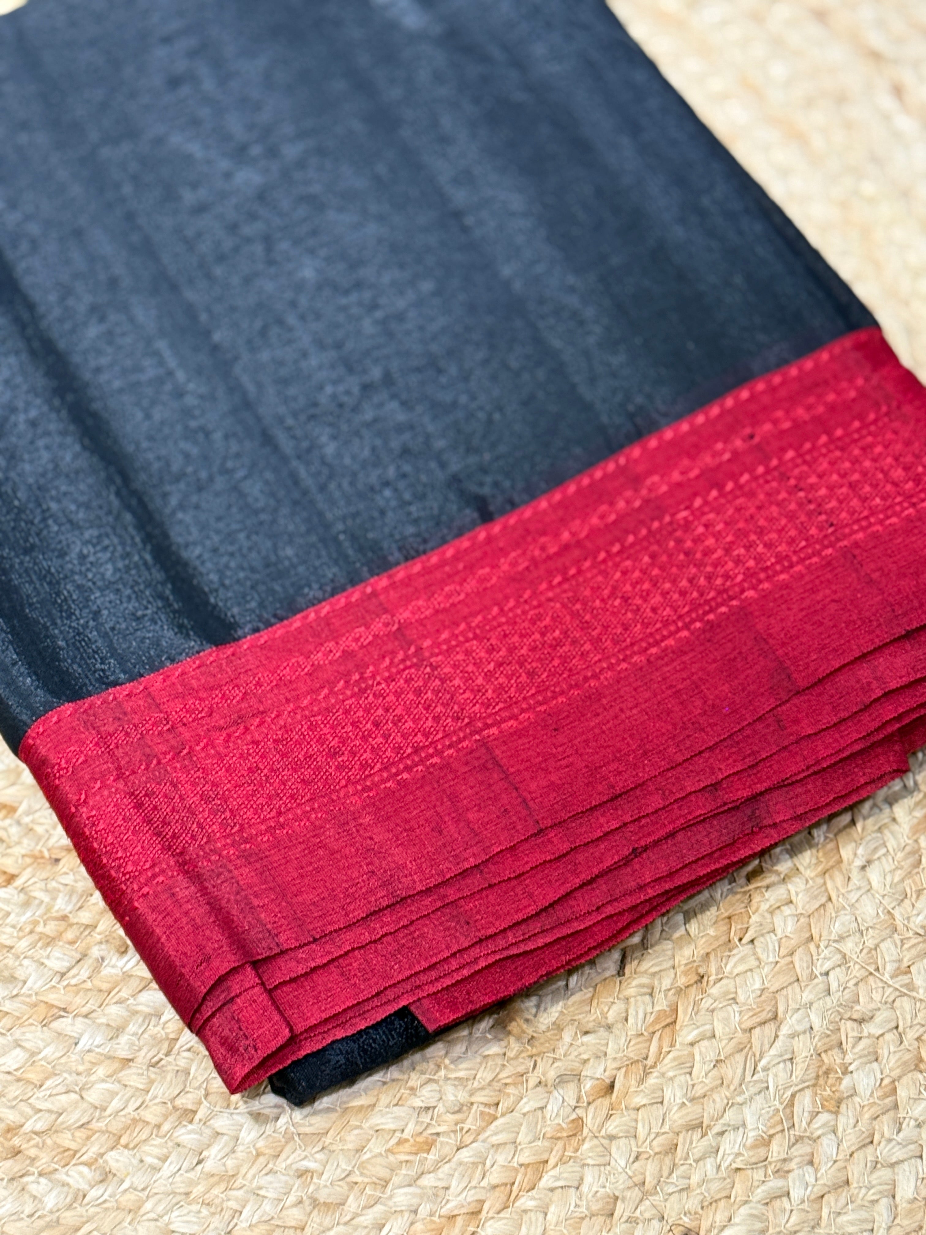 Viscous Ilkal Saree with Silk Pallu – Chikki Paras Border