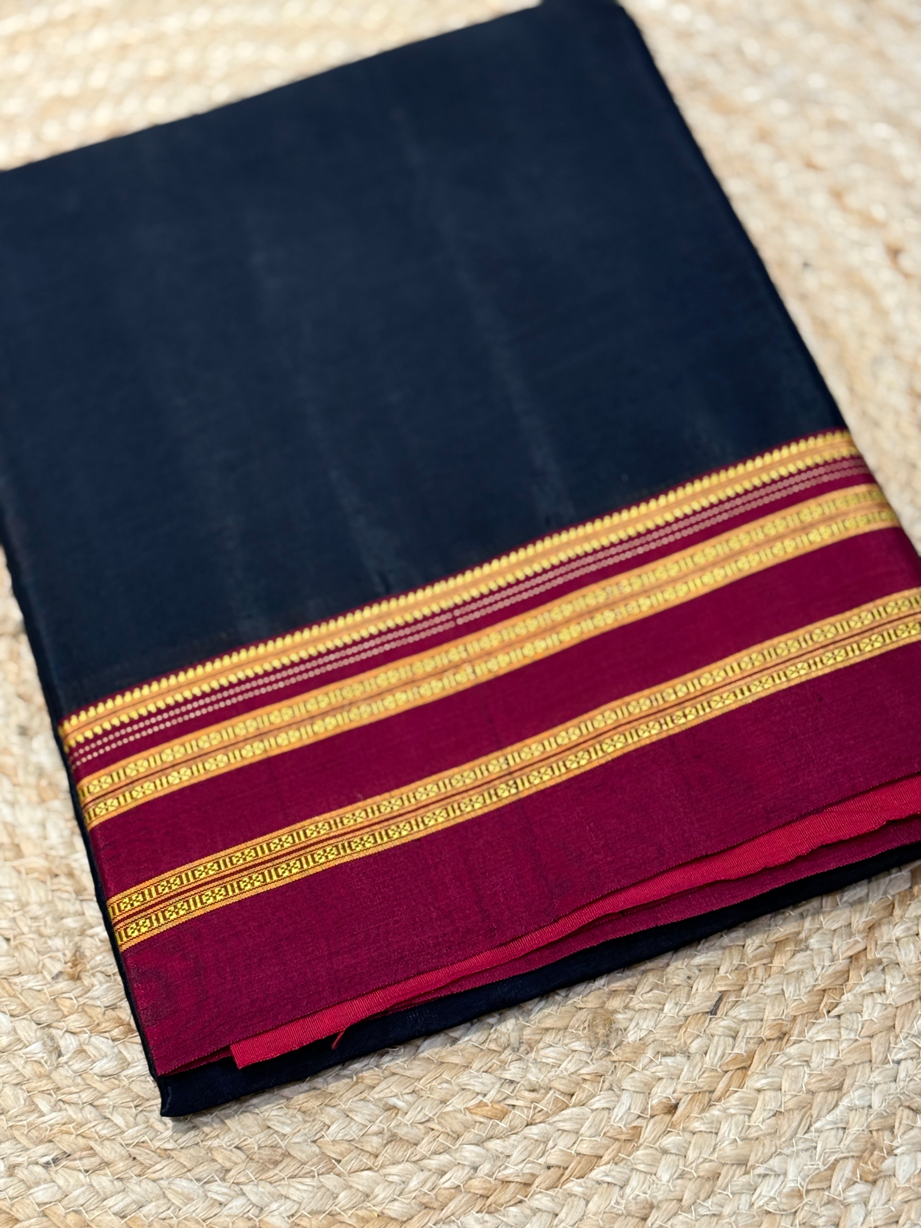 Ilkal saree viscose body